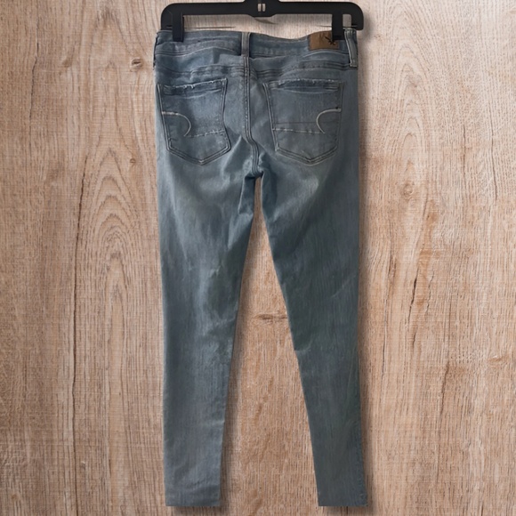 American Eagle Outfitters Blue Skinny Jeans with Modern Fit - Picture 3 of 5